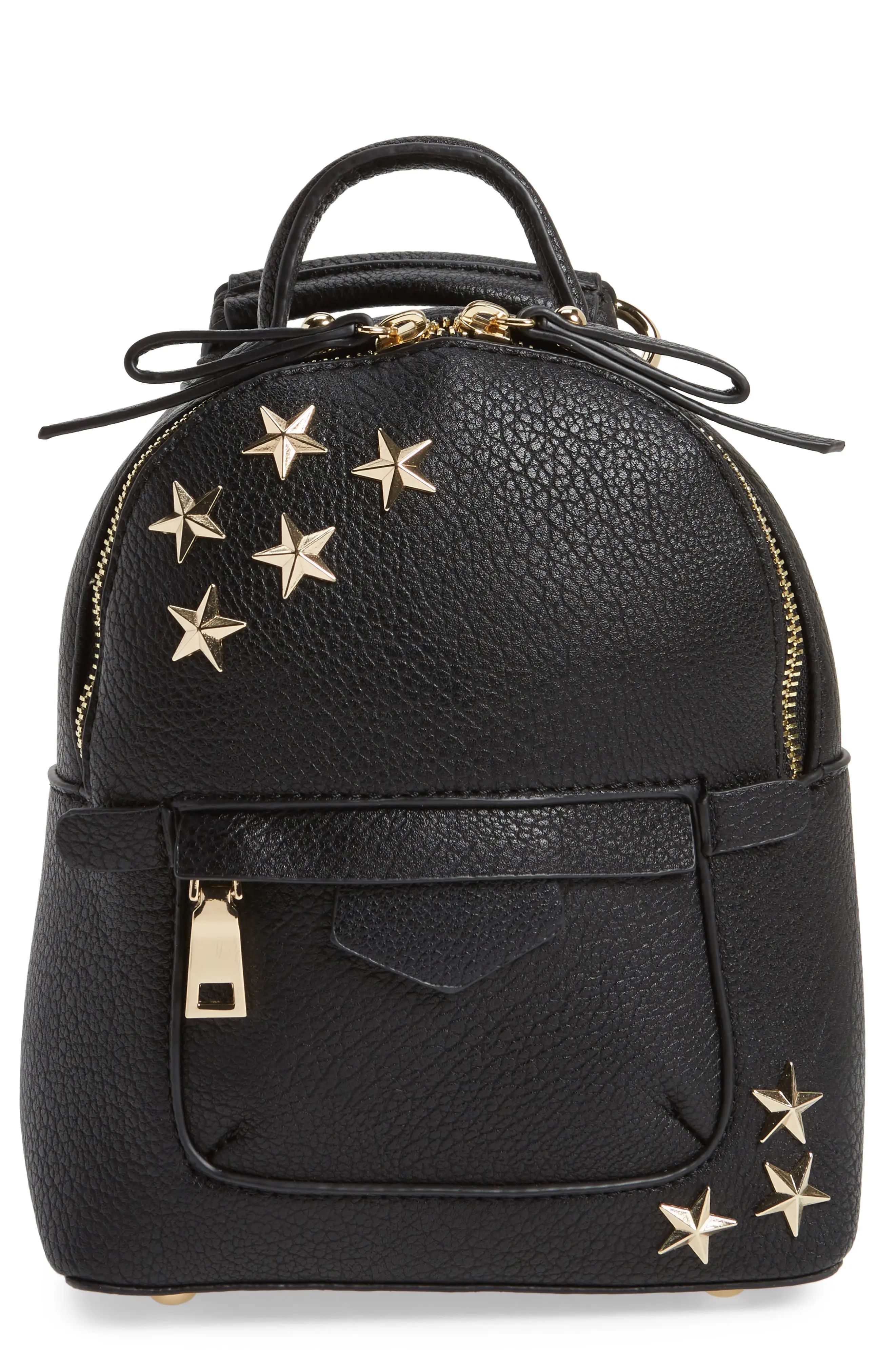 Mini Star Stud Faux Leather Backpack | Nordstrom