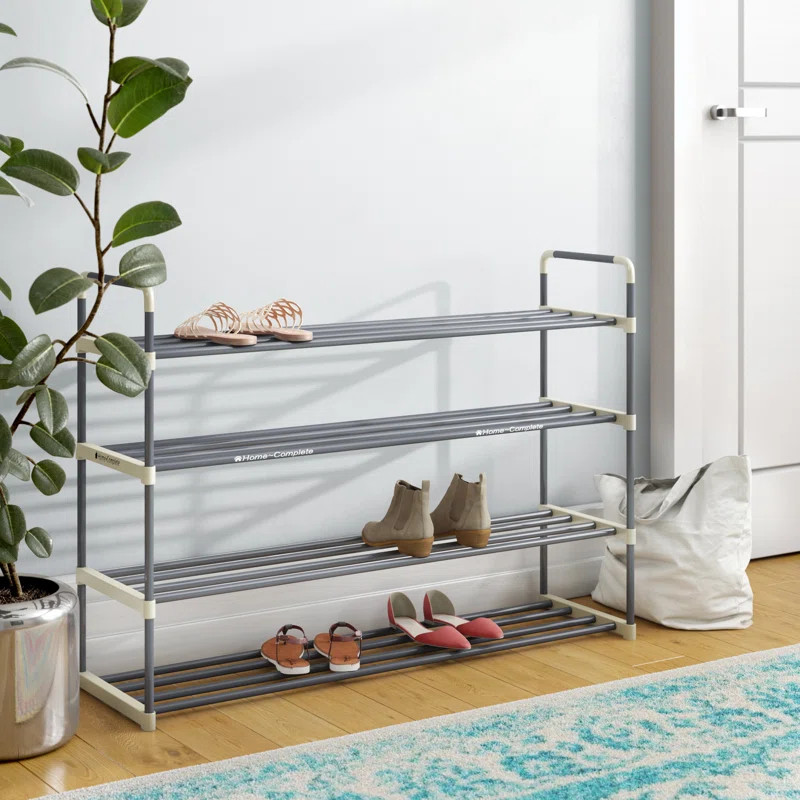 Carven 4 Tier 24 Pair Shoe Rack | Wayfair North America