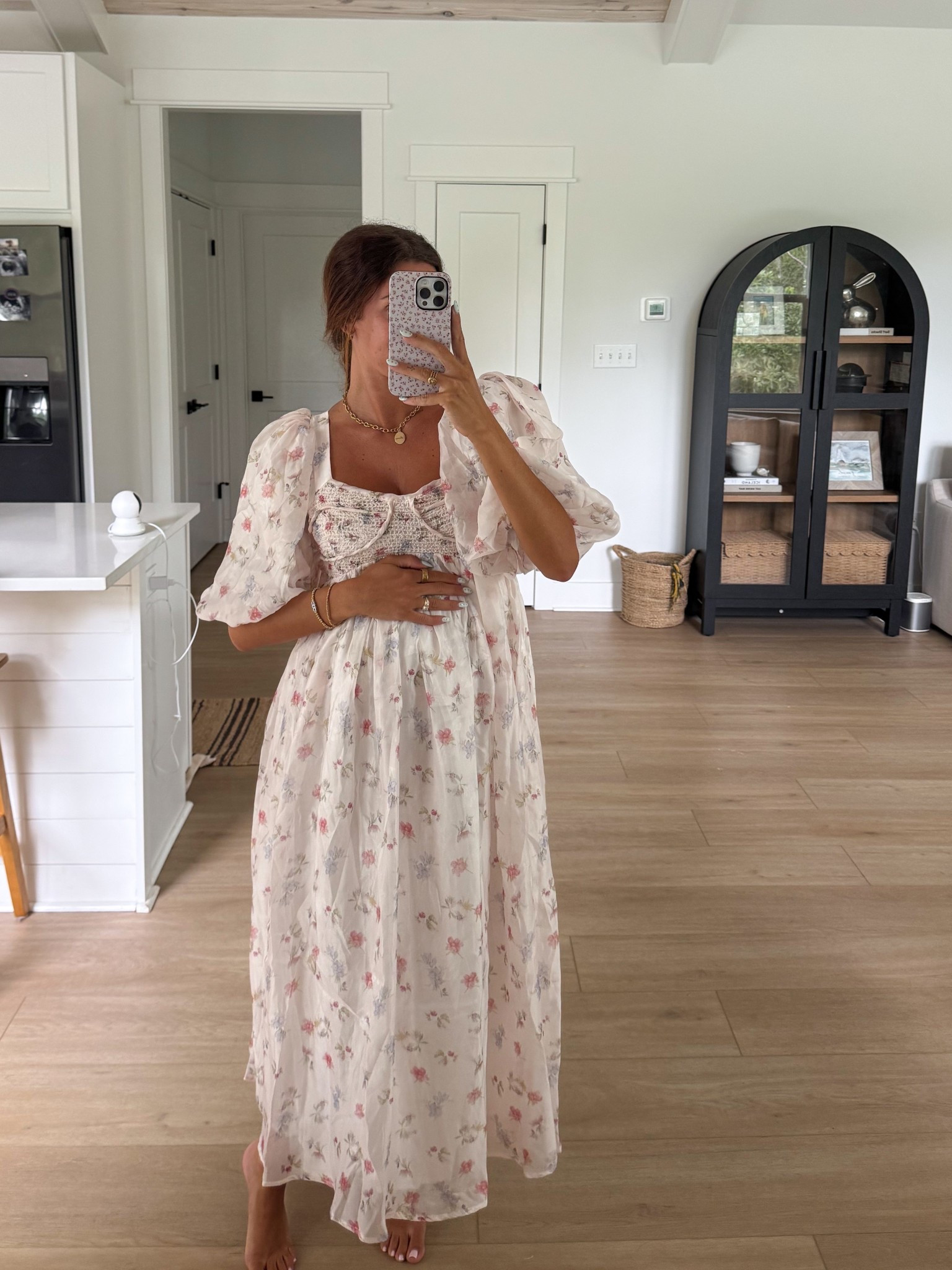 baby shower dress🌸 love the puff sleeves and how flowy it is! wearing size M for the growing bump but could’ve done S 

mom to be, first time mom, bumpfit, bump friendly outfit, bump fashion, pregnancy style, maternity dress, Easter dress, spring style, puff sleeve, girl mom

#LTKBaby #LTKSeasonal #LTKBump