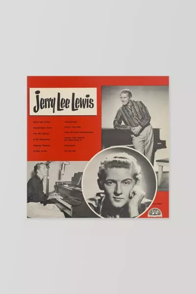 Jerry Lee Lewis - Jerry Lee Lewis LP in Black at Urban Outfitters | Urban Outfitters (US and RoW)
