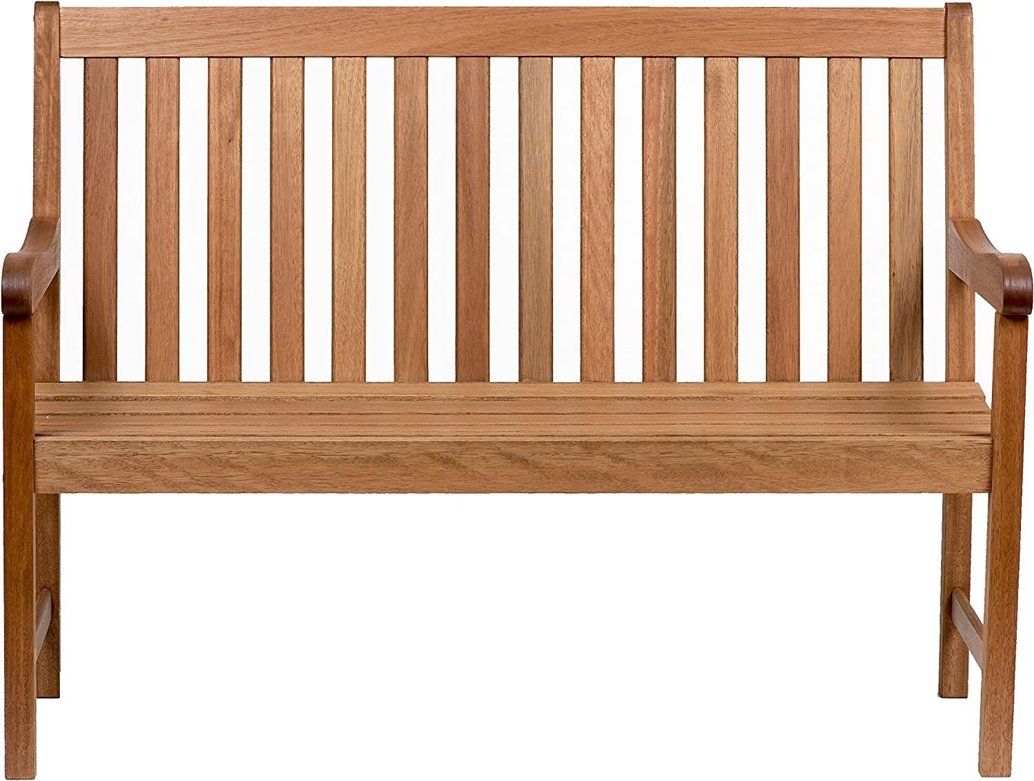 Amazonia Milano 4-Feet Patio Bench | Eucalyptus Wood | Ideal for Outdoors and Indoors, Light Brow... | Amazon (US)