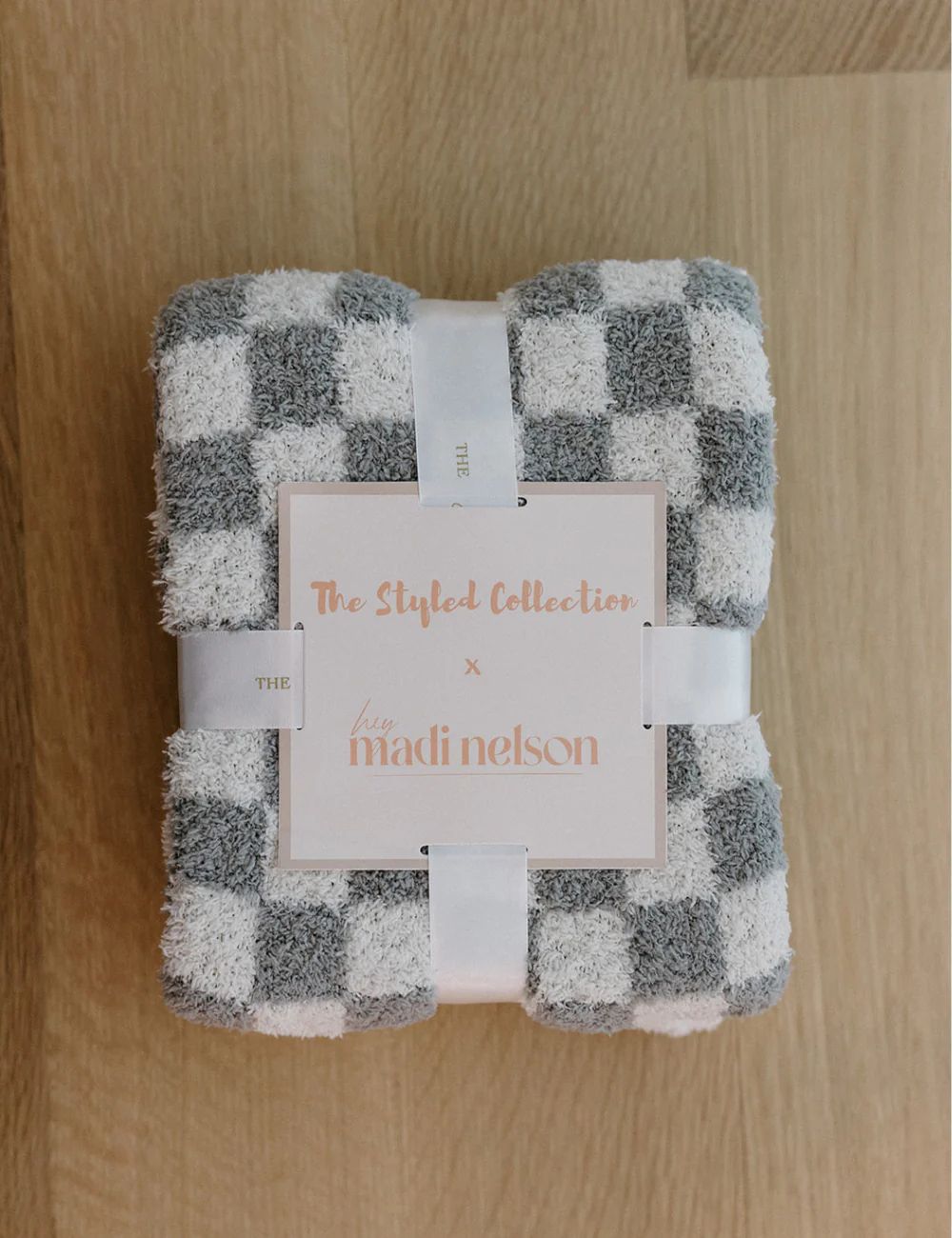 TSC x Madi Nelson: Children's Mini Checkered Buttery Blankets | The Styled Collection
