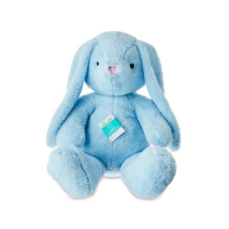 Large Bunny Plush, Blue, 22", Easter by Way To Celebrate | Walmart (US)