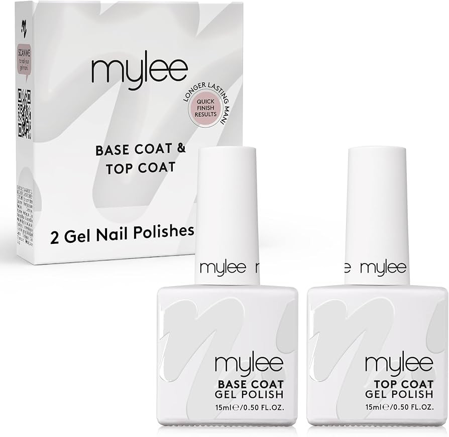 MYGEL by Mylee Nail Gel Polish Top & Base Coat 2x15ml UV/LED Soak-Off Nail Art Manicure Pedicure ... | Amazon (UK)