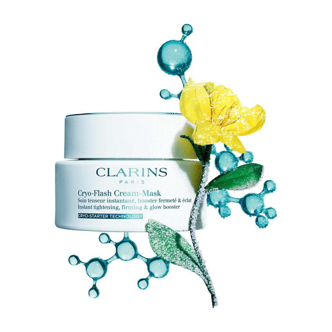 Clarins Cryo-Flash Mask - Pore Refining + Firming Gel-Cream Face Mask 2.5 Oz. | Clarins USA