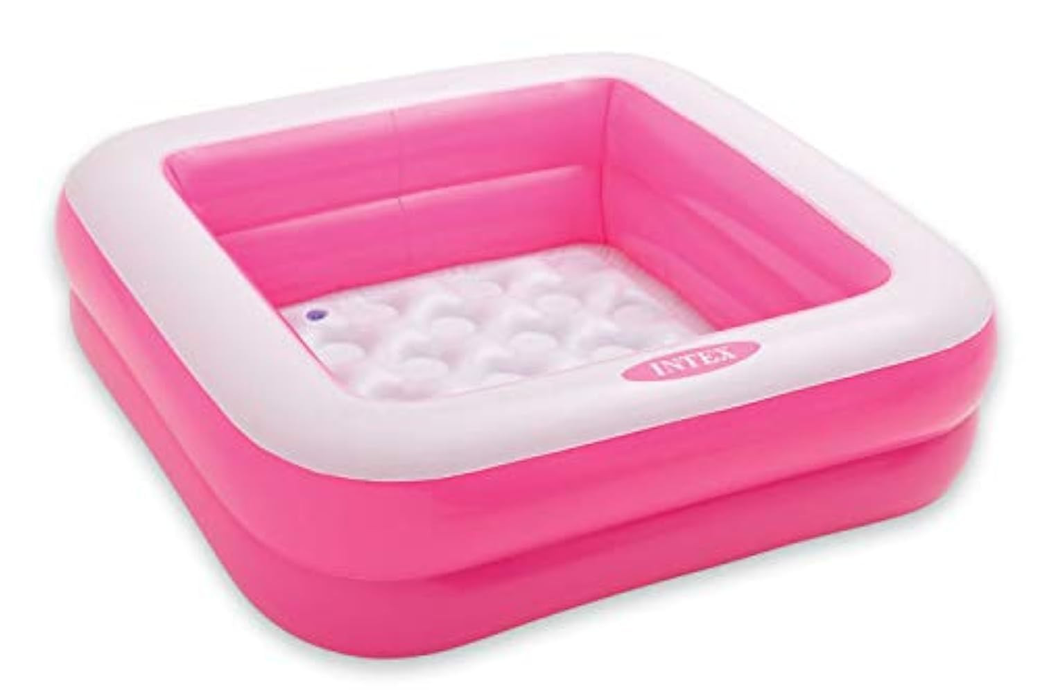 Intex Square Inflatable Kids Pool, 34 x 34 x 10 inches, Pink and White, 15 Gallon | Amazon (US)