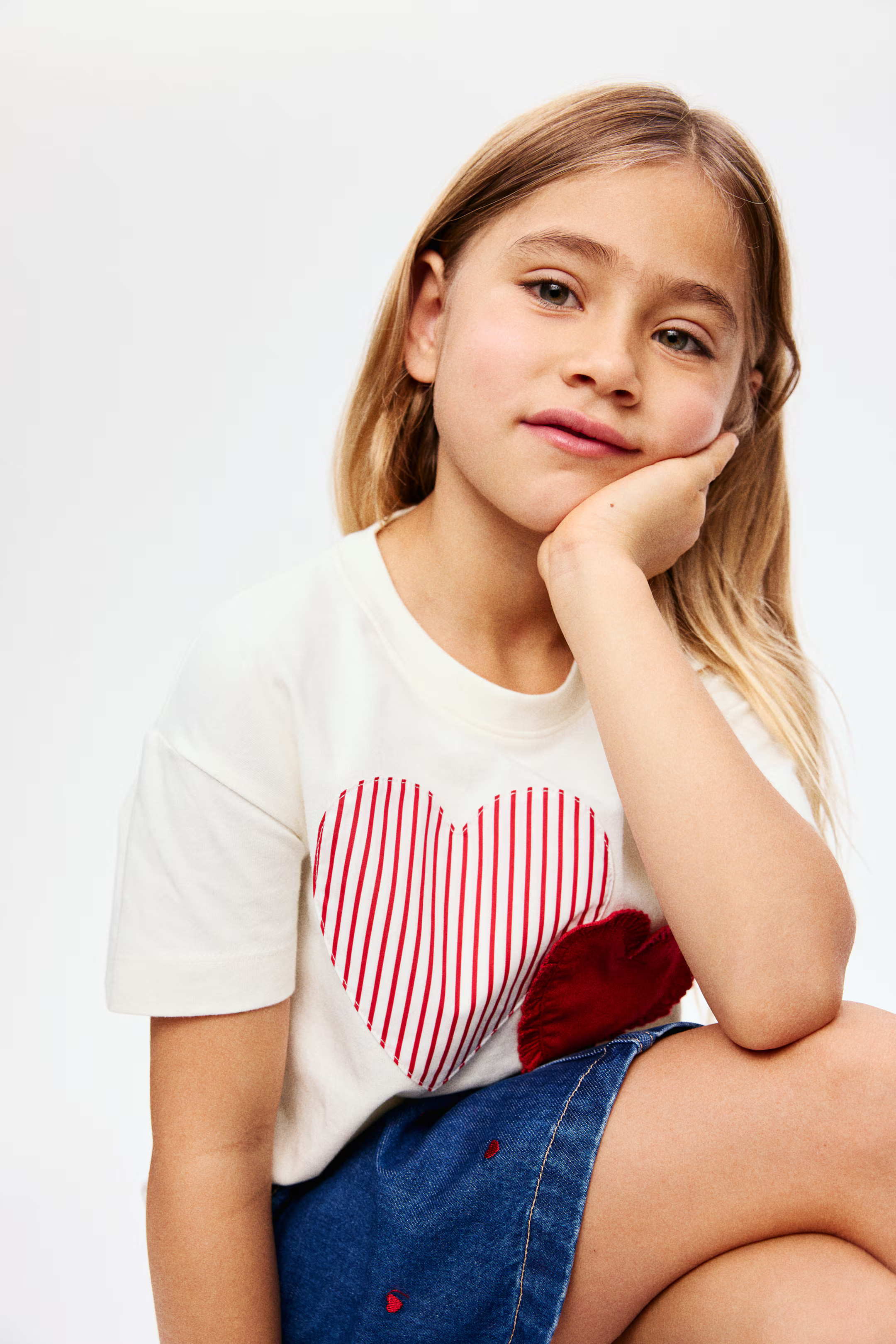 Motif-detail T-shirt | H&M (UK, MY, IN, SG, PH, TW, HK)