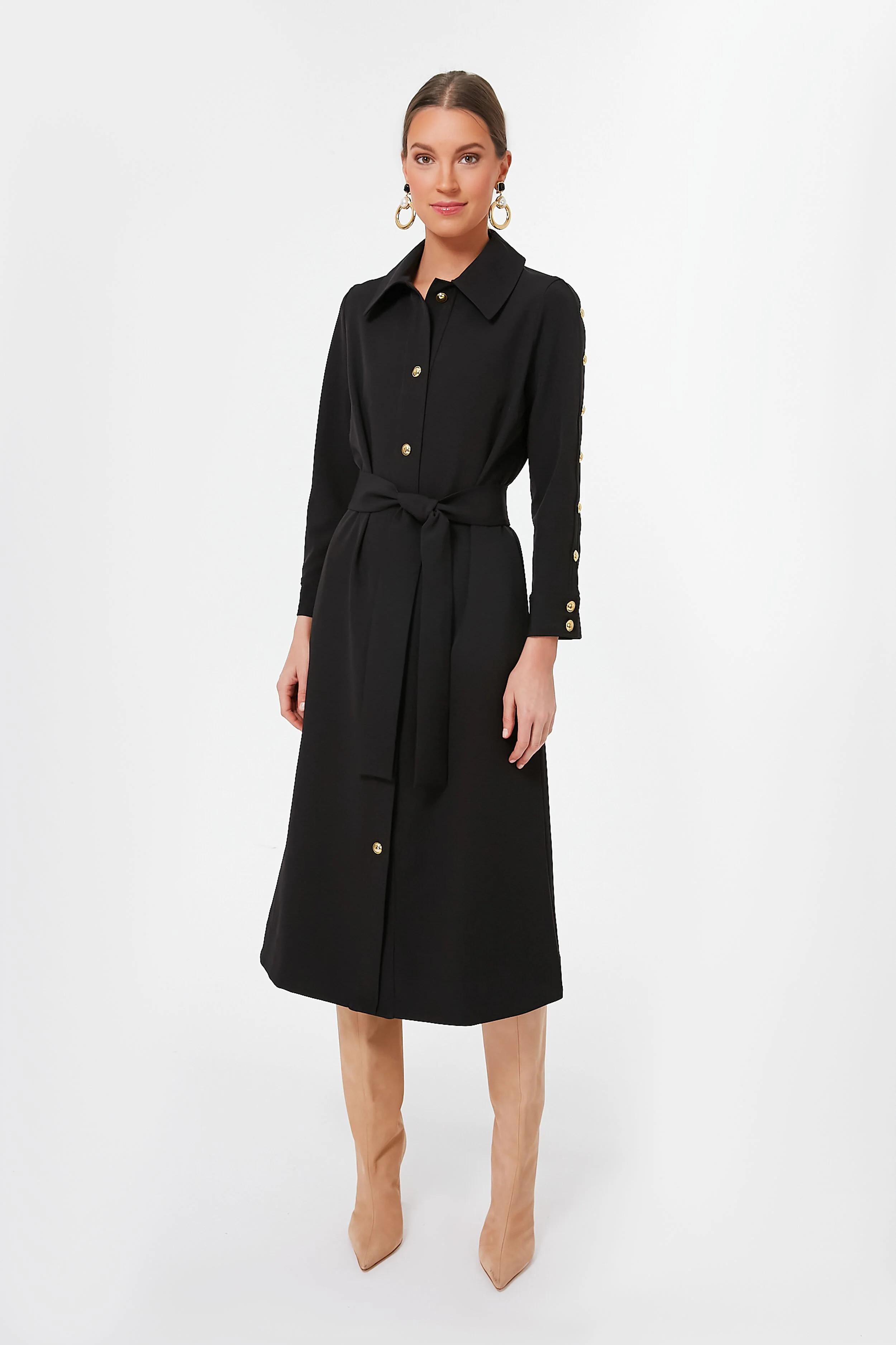Black Belted Sarah Dress | Tuckernuck (US)