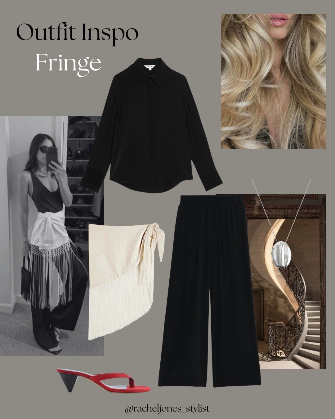 Fringe scarf, style with station vest and trousers too . As a bikini cover up or over a blazer

#LTKuk #LTKspring #LTKsummer