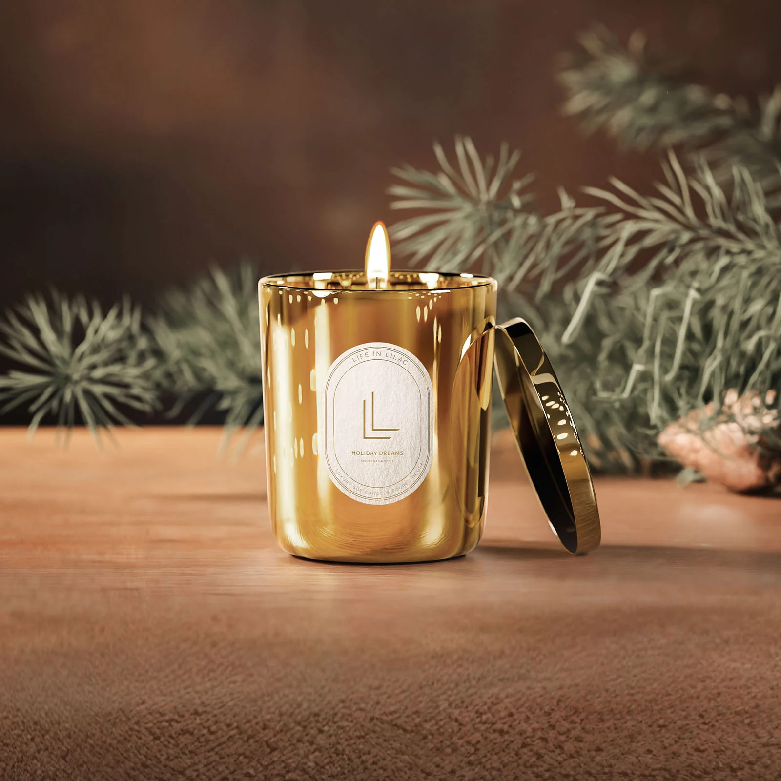 Holiday Dreams Candle | Life In Lilac