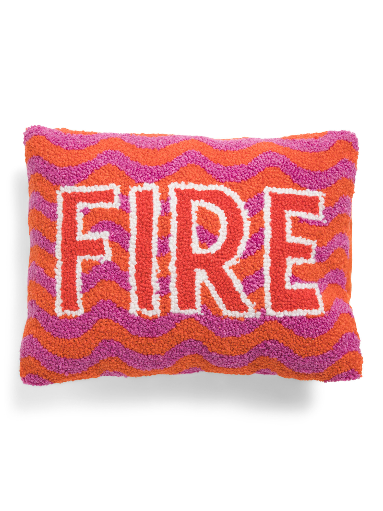 12x16 Fire Hooked Pillow | Throw Pillows | Marshalls | Marshalls