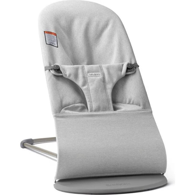 Bouncers | Baby Bouncer Bliss, Woven, Light Gray Melange (Grey) BabyBjörn | Maisonette | Maisonette