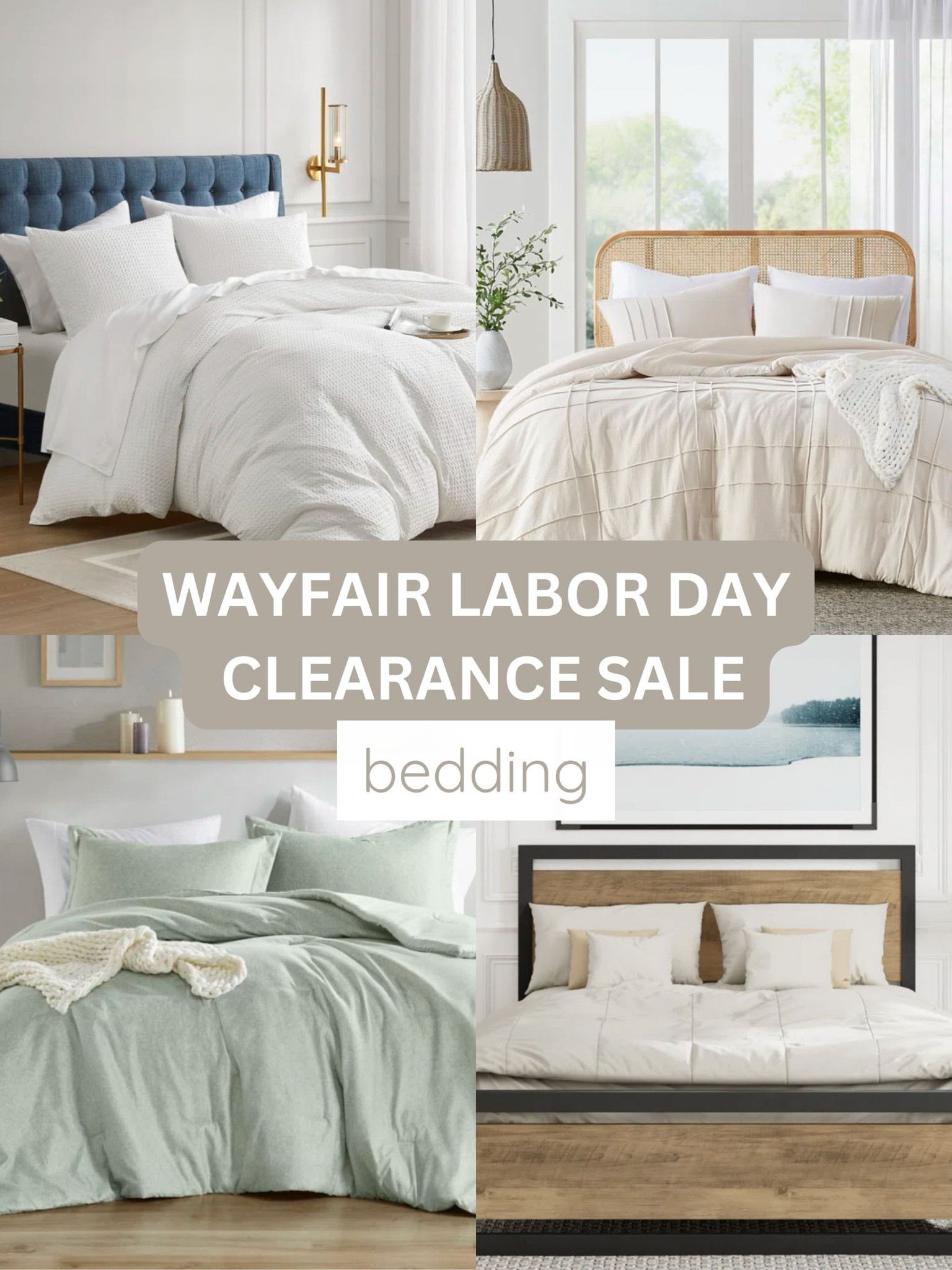 WAYFAIR LABOR DAY CLEARANCE SALE 🏡‼️ Here are all my favorite beds and bedding from the sale. Up to 70% OFF ‼️ 

Wooden bed frame , modern bedroom,  bedroom, decor, home decor

#homedecor #bedding #bed #sale #homedecorsale #bedroom 



#LTKFallSale #LTKSaleAlert #LTKHome