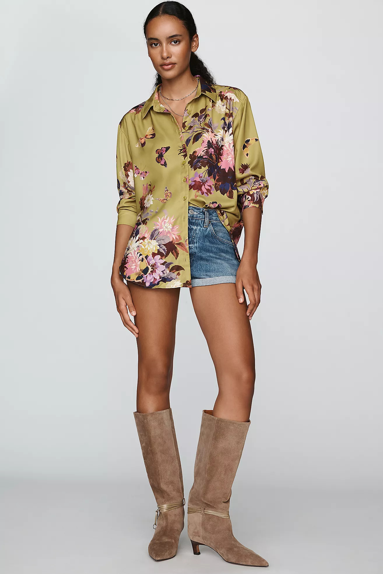 Brielle Relaxed Buttondown Blouse | Anthropologie (US)