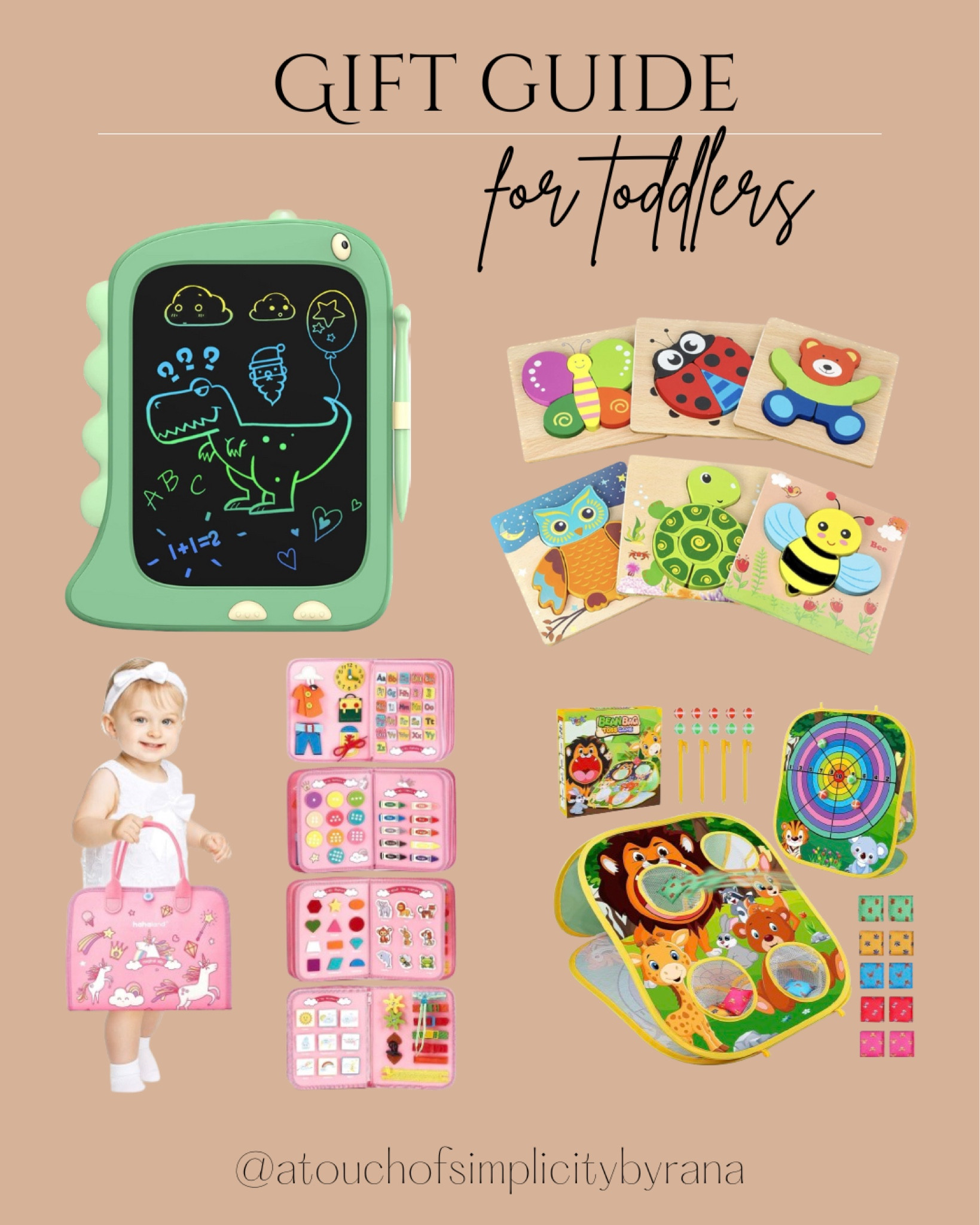 Outdoor game, gifts for toddlers, toddler girl, toddler boy, bean bag toss game, family party game, wooden puzzle, jigsaw puzzle, educational games, doodle board, LCD writing tablet, busy board, Montessori toys


#LTKkids #LTKGiftGuide #LTKHoliday