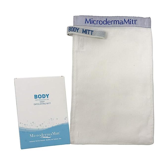 MicrodermaMitt Deep Exfoliating Mitt Body Scrub - Dead Skin Remover Treatment For Smooth Skin, Ke... | Amazon (US)