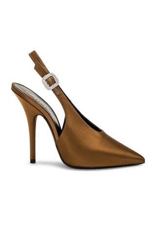 Saint Laurent Yasmeen Pump in ALPEN MOU | FWRD | FWRD 