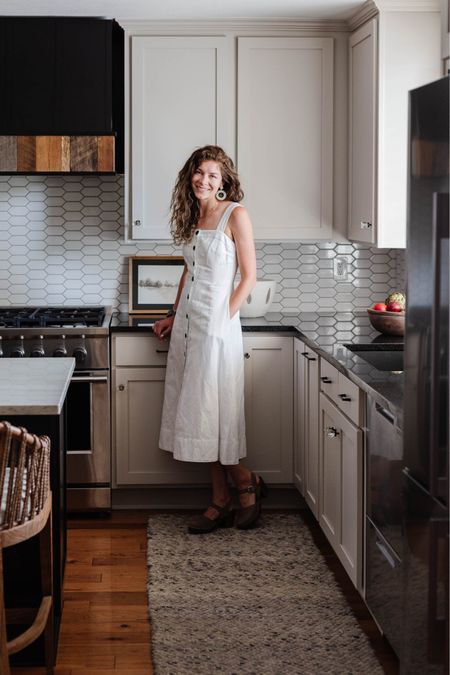 I loved this dress for photoshoot day! Perfect for spring, brunch, and special occasions! Casual, but can be dressed up. Also, these are my favorite clogs! 

#LTKunder100 #LTKshoecrush