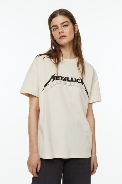 Oversized Printed T-shirt | H&M (US + CA)
