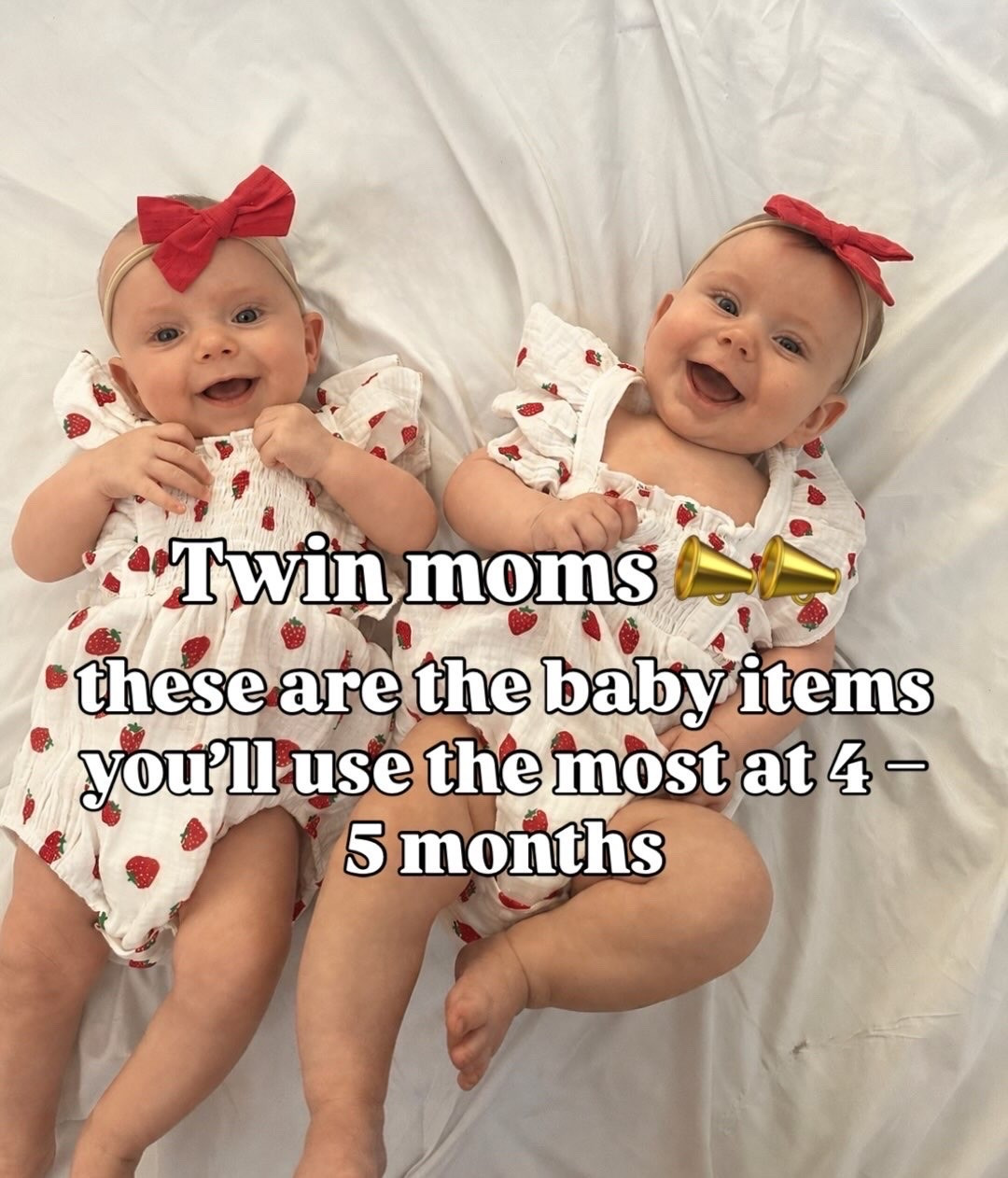 Twin mom must have’s 4-5 month | twin mom | twin baby registry | twin baby essentials

#LTKmomlife #LTKBump #LTKBaby