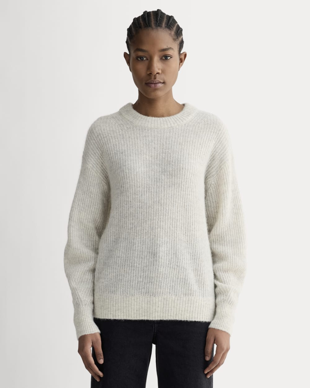 Women's Cocoon Crew in Alpaca Sweater by Everlane in Almond, Size XXL | Everlane
