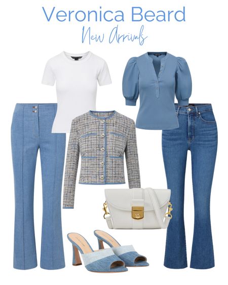 Check out these fab new arrivals from Veronica Beard!  Mix and match for your perfect spring look. #VeronicaBeard #SpringStyle #MixAndMatch #NewArrivals #SpringOutfit #Blue #Jeans #TweedJacket



#LTKover40 #LTKstyletip #LTKworkwear