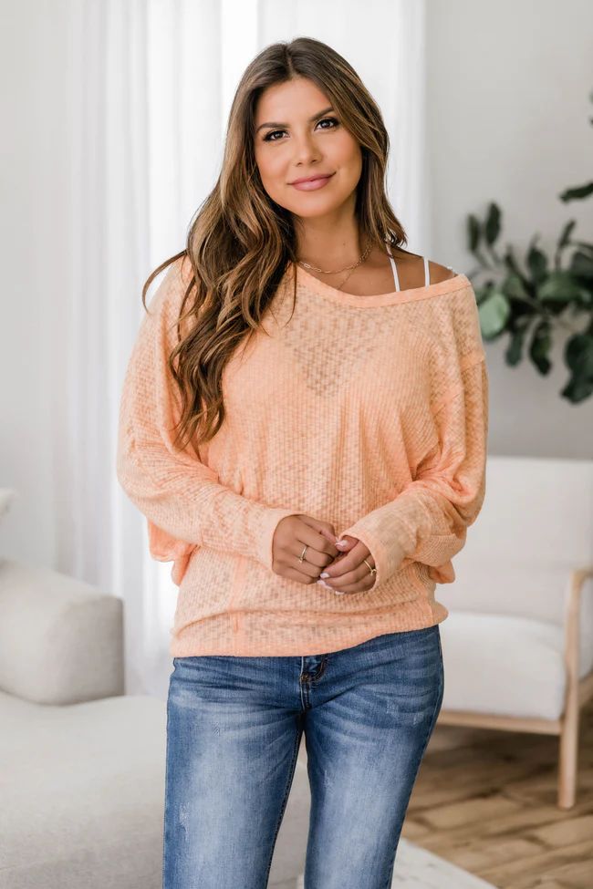Whatever You Need Pullover Orange FINAL SALE | The Pink Lily Boutique