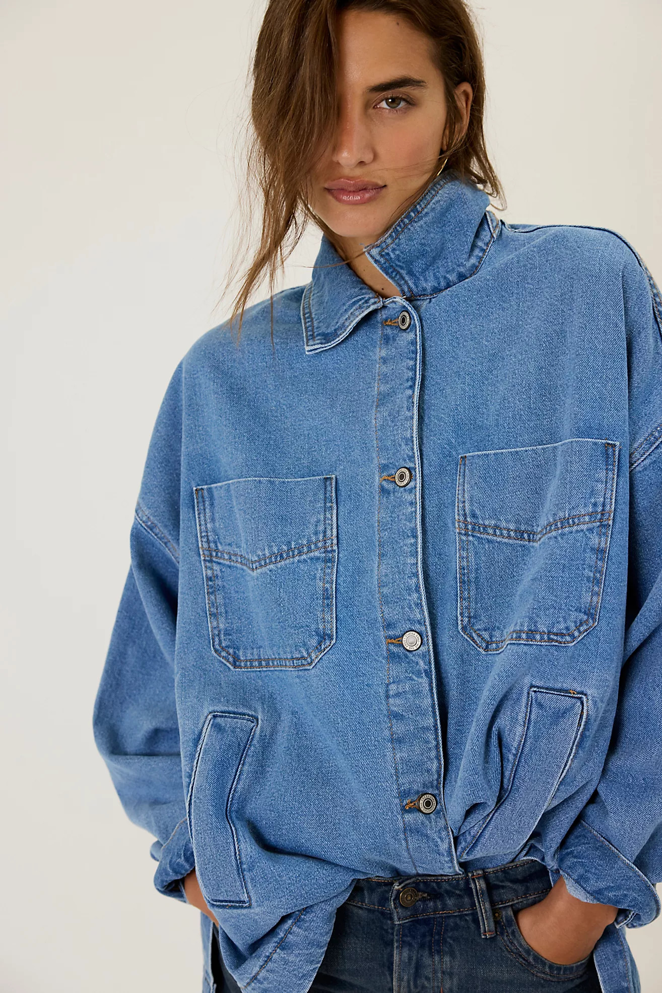 We The Free Madison City Denim Jacket | Free People (Global - UK&FR Excluded)