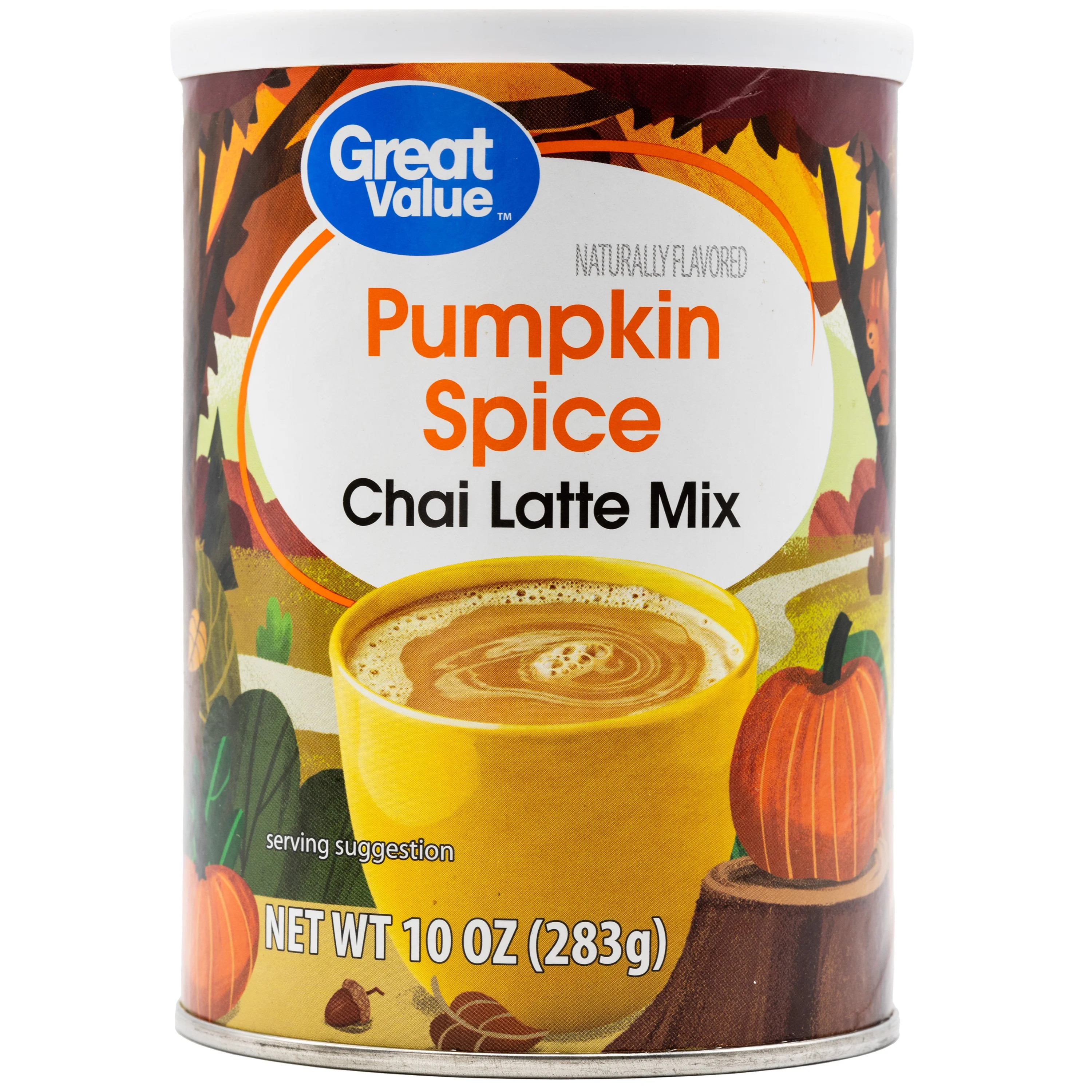 Great Value Pumpkin Spice Chai Latte Mix, 10 oz | Walmart (US)