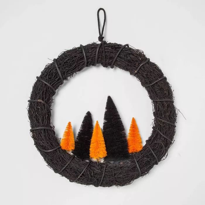 Bottlebrush Landscape Halloween Wreath - Hyde & EEK! Boutique™ | Target