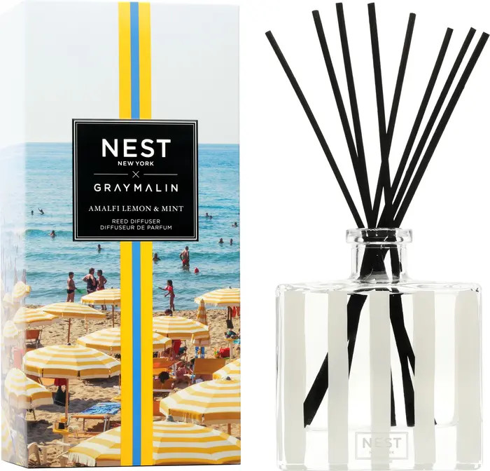 x Gray Malin Amalfi Lemon & Mint Reed Diffuser | Nordstrom