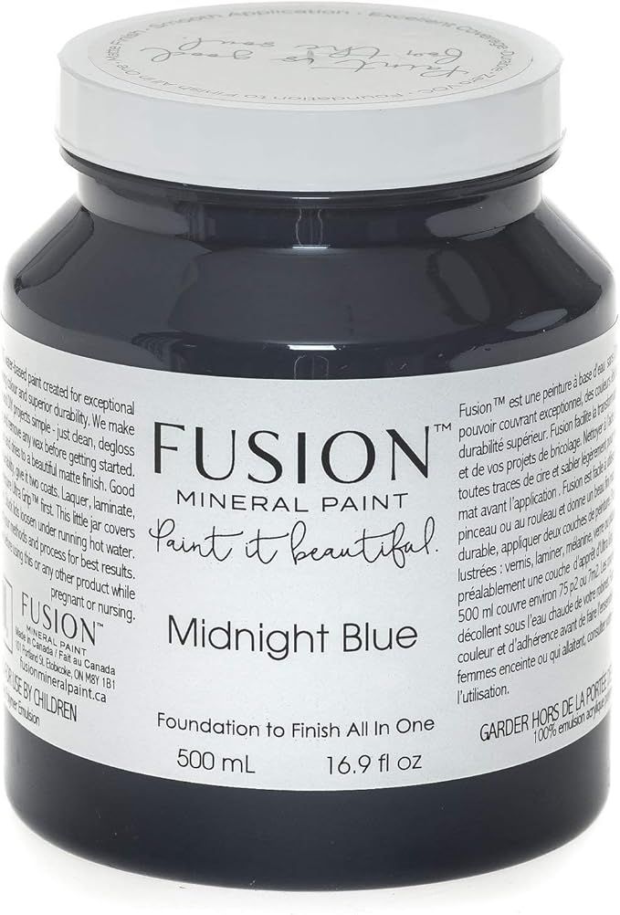 Fusion Mineral Paint 500 ml Midnight Blue | Amazon (US)