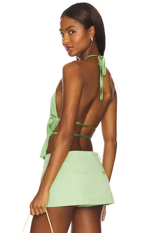 x REVOLVE Legacy Halter Top in Lime | Revolve Clothing (Global)