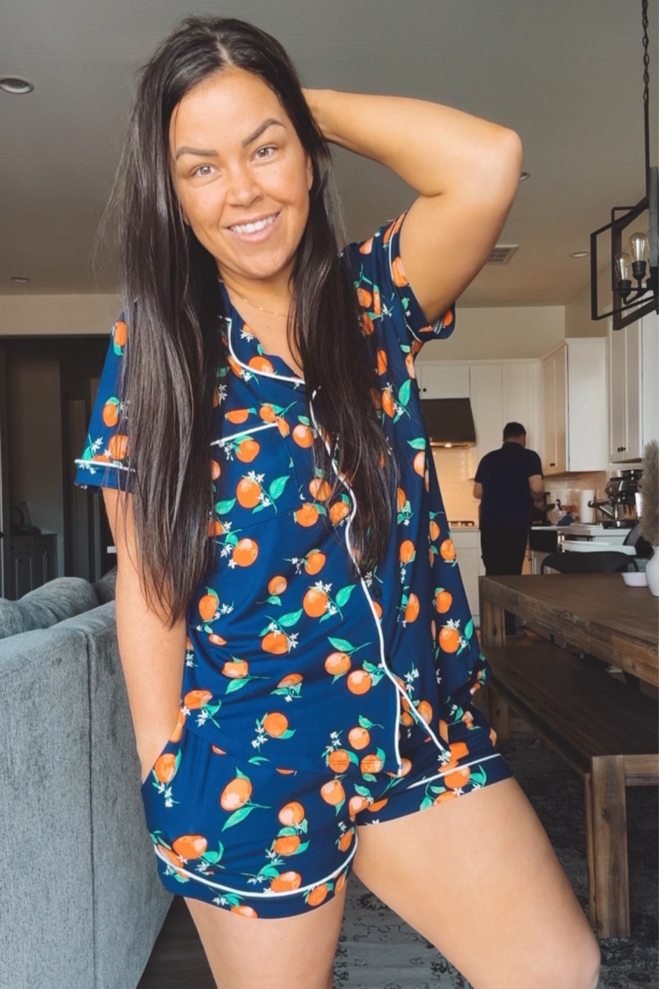 Orange ya glad I linked these 😉🧡 These are by far the comfiest Jammie’s to have ever touched my body 

#LTKstyletip #LTKmidsize