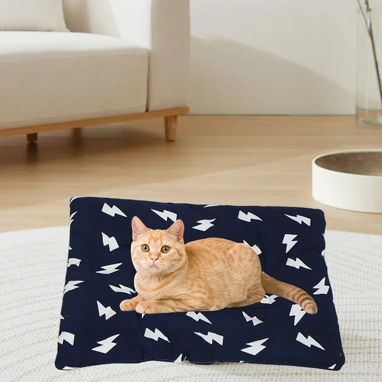 TaTaai 2Pcs Lightning Pet Bed Cute Dog Bed Mat Absorbing Non Slip Pad Pet Sleeping Mat for Small,... | Walmart (US)