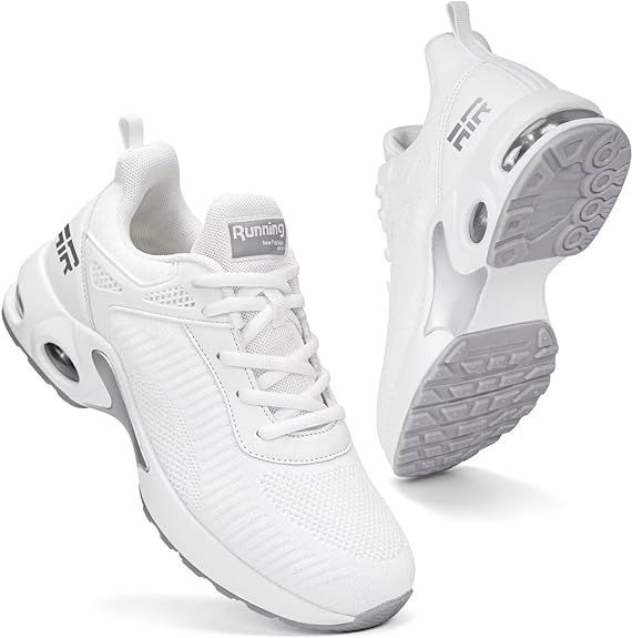 Akk Women Air Shoes Running Sneakers Tennis Walking Shoes Mesh Breathable Gym Work Fashion Sneake... | Amazon (US)