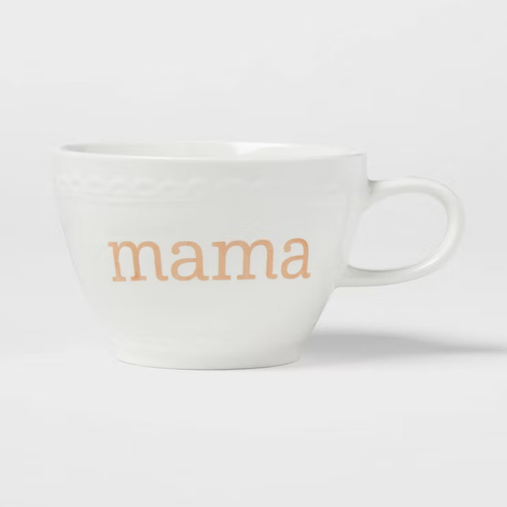 19oz 'Mama' Latte Mug Ivory - Threshold™ | Target