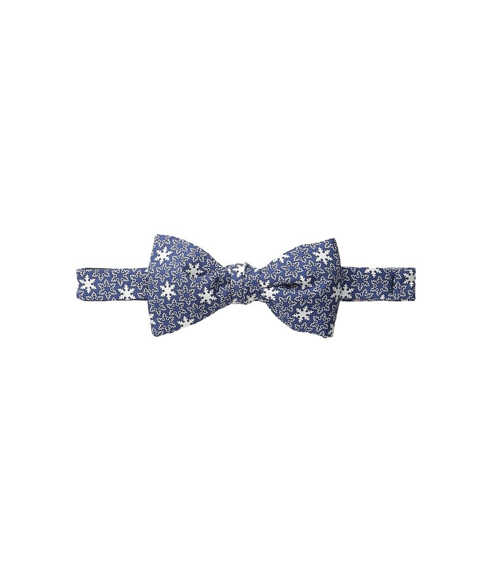 Vineyard Vines - Printed Bow Tie - Snowflake (Navy) Ties | Zappos