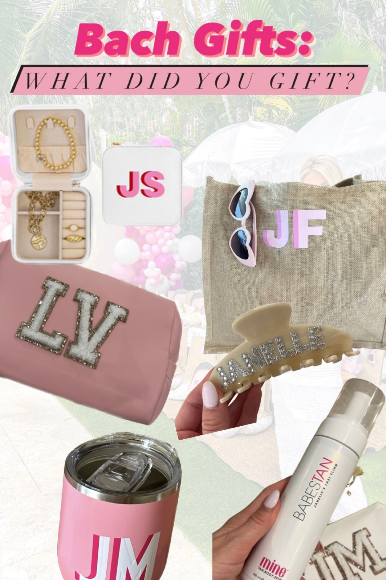 Bachelorette gift 
Goodie bags 
Miami 
Bride 
Bride things 
Amazon 


#LTKstyletip #LTKunder100 #LTKunder50