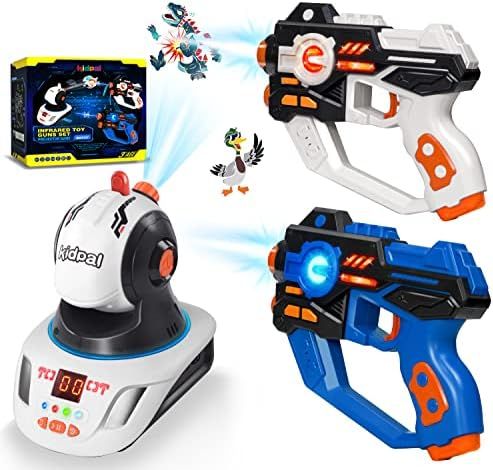 Kidpal Laser Tag for Boys Age 8-12, Kids Lazer Tag Set with Projector Laser Tag Guns Set of 2 Player | Amazon (US)