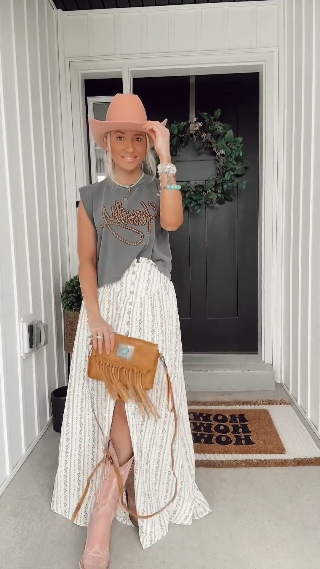 Little boho + western vibes with this whole fit from @VICI! Code “KERSTYNSAVE35” for 35% off sitewide! 🍃✨🧺🌾👢


#cowgirl #cowgirlstyle #cowgirlfashion #cowgirlhat ##ootd #western #westernfallfashion #western #westernfashionblogger #slipdress #satingown #country #countryside #countrygirl #cowgirlstyle #cowgirlfashion #cowgirlboots #cowboy #cowgirl #whiteboots #denimondenim #denimjacket #farmlife #familyphotooutfits #fallfashionoutfits #fall #fallfashionoutfits #fallfamilyphotos #fallnails #fallfashionoutfits #western #stetson 

Perfect beach boho set, summer vacation outfits, summer fashion, 2025 trends, matching sets, spring summer finds, bump friendly outfits, postpartum friendly outfits, nursing friendly outfits, beach set, beach vacation, spring 2025, spring trends, summer trends, light weight sets, free people finds, costal cowgirl, cowgirl summer, summer aesthetic, country aesthetic, farm life, slow living, homestead, homesteader, homeschool, nontoxic girl, crunchy mama, chicken mom, farm girlie, farmers life, Spring matching sets, spring outfit ideas, beachy flowy sets, boho sets, summer outfit ideas, sets for the beach, outfits for the beach, costal Cowgirl, western style, festival outfit idea, festival style 

#LTKFestival #LTKootd #LTKSpringSale