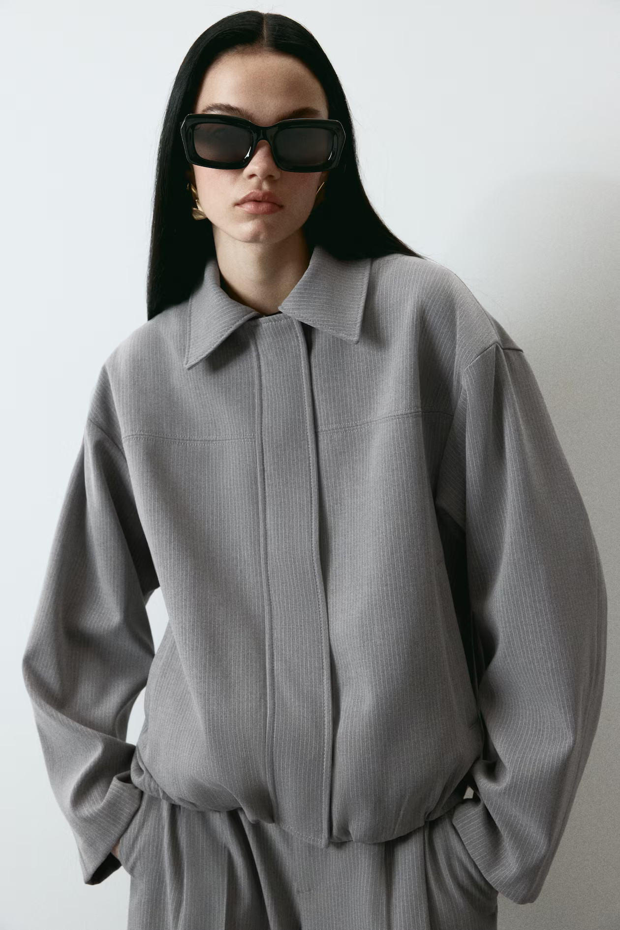 Collared bomber jacket | H&M (UK, MY, IN, SG, PH, TW, HK)