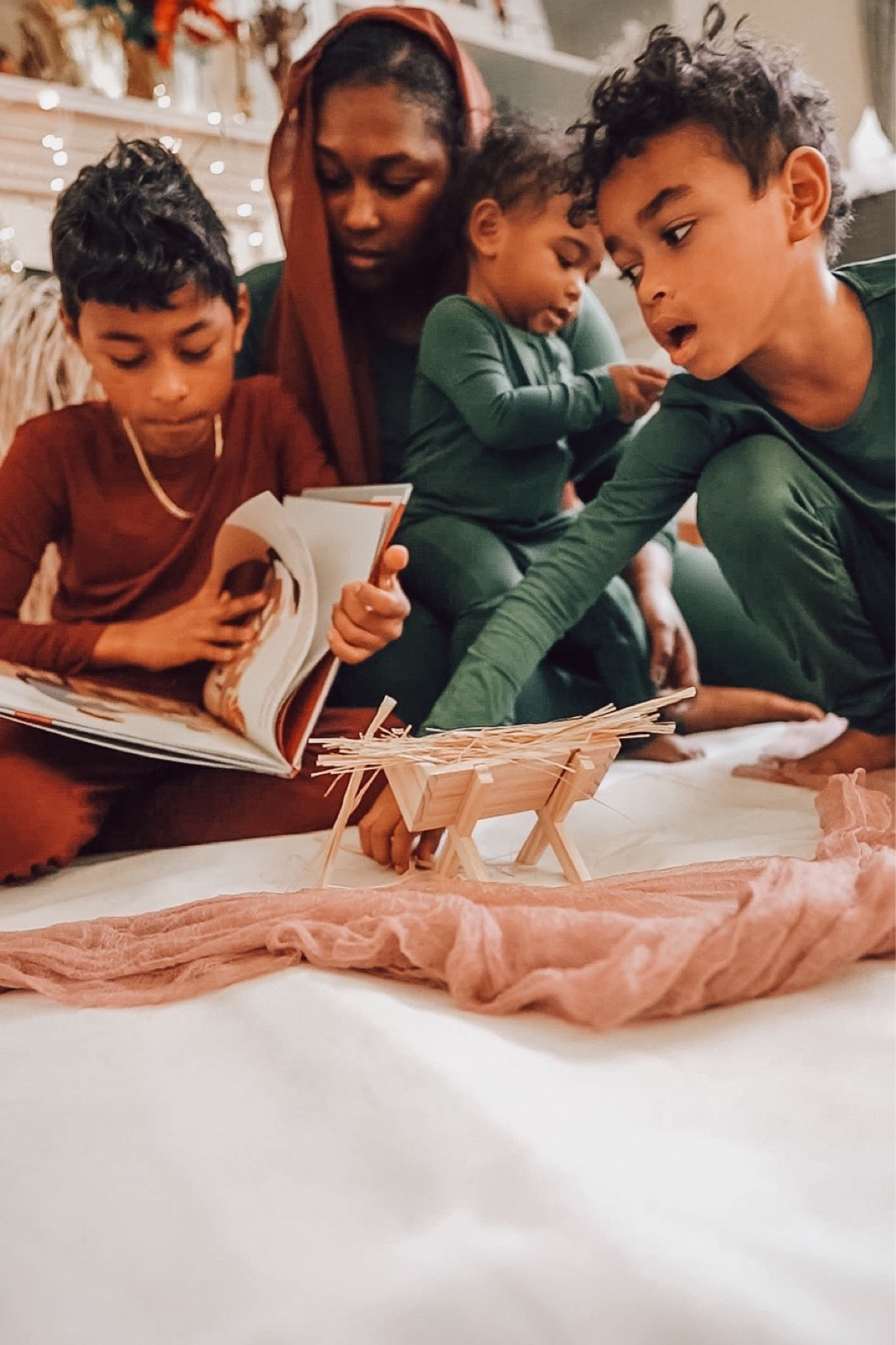 ✨ Stripped down to the essence of Christmas this year - just in our cozy @kytebaby bamboo jammies, gathered around a humble manger we crafted together. Sometimes life brings you to your knees, and that’s exactly where you find the greatest gift of all. 

When hardship meets grace, you realize there’s no room for playing games with God. He gave us Jesus - the ultimate love story of rescue and redemption. And this year, I wanted my babies to feel that truth deep in their hearts. 

Our focal point wasn’t a tree, but a simple manger scene @inspirationmins illuminated by twinkle lights. Before the presents, we sang Happy Birthday to Jesus, built a manger together, and my oldest read us the greatest story ever told. We wrote letters to Jesus - promises of service and gratitude tucked away in a memory box.

Beyond grateful for our church family and loved ones who helped make this day so special. Breaking bread together over communion and Mediterranean treats, celebrating the true reason for this season. 

This might be our sweetest Christmas yet - putting our Savior first. Praying this tradition grows deeper roots as we find more ways to celebrate Him throughout the year ahead. 🤍

Thank you @festive_little_mama for the inspiration to keep Christ at the center of it all.

#ChristCentered #ChristmasWithJesus #MeaningfulChristmas #FaithOverTradition #ChristianMama #ChoseTheChosen #MomLife #FaithAndFamily #JesusIsTheReason #kytebaby