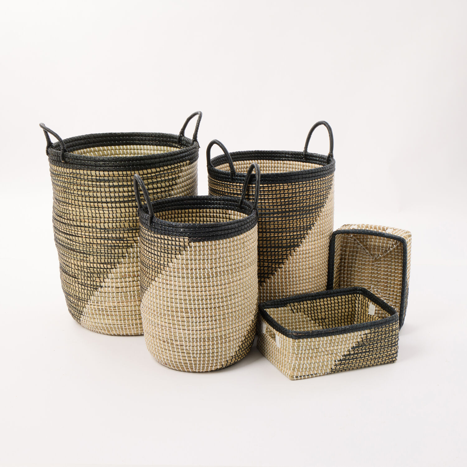 Brown Seagrass Storage Baskets | TK Maxx