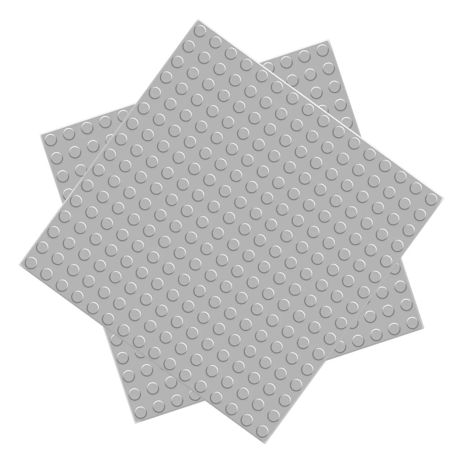 BOROLA Classic Large-sized Bricks Baseplates 10" x 10", Multi-Color Building Brick Base Plate Com... | Walmart (US)