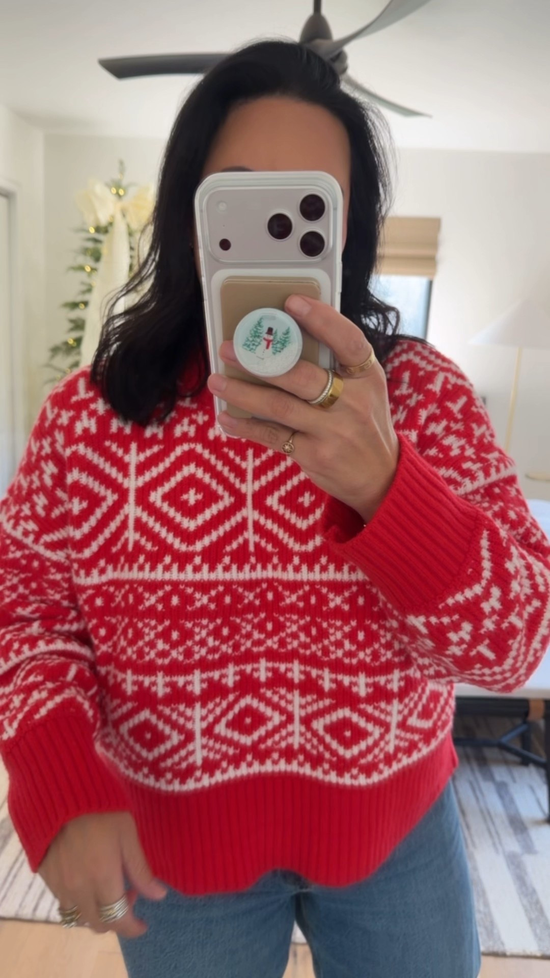 Sweater size large (love the oversized fit), jeans size 30 (I’m a size 10), shoes fit tts. 

#LTKMidsize #LTKootd #LTKSaleAlert