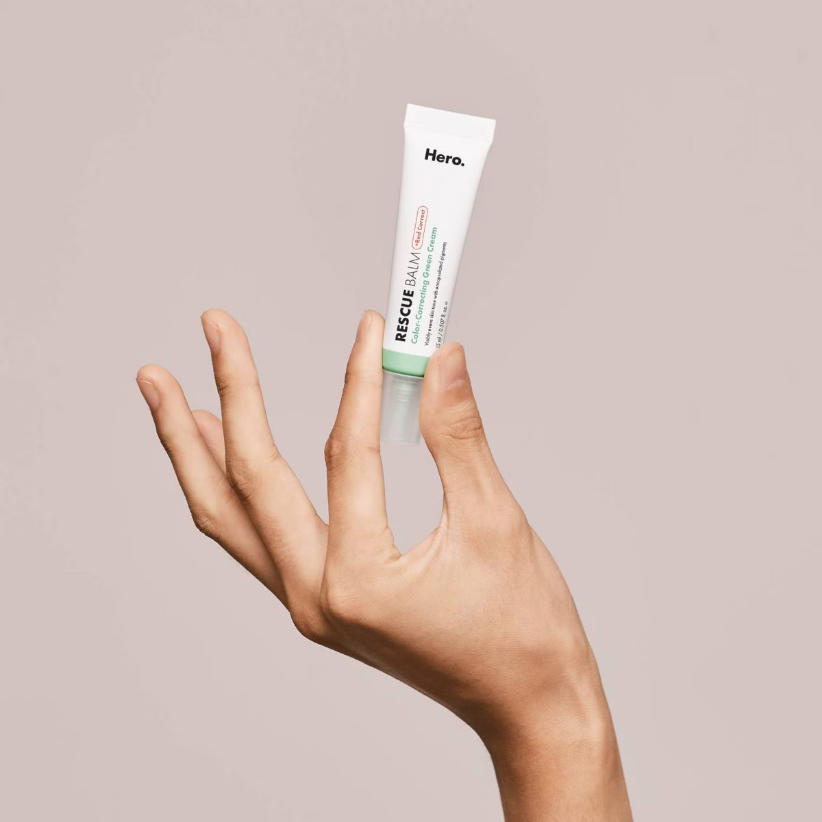 Hero Cosmetics Rescue Balm Green Tinted Balm - Red Correct - 15ml | Target