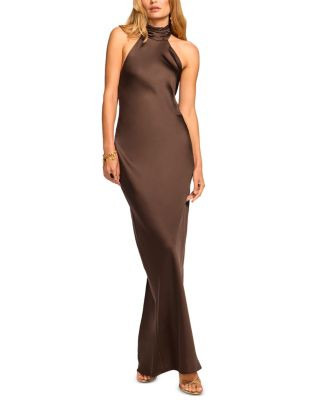 Tatiana Satin Halter Gown | Bloomingdale's (US)