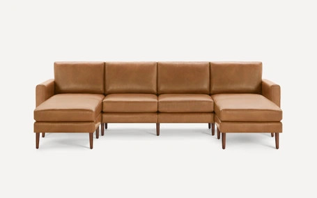nomad-leather/double-chaise-u-sectional | Burrow