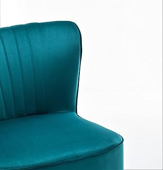 Container Furniture Direct Modern Velvet Accent Chair for Living Room, Bedroom, or Entryway, Styl... | Amazon (US)